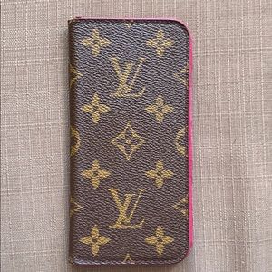 Authentic LV Monogram Folio iPhone X Case
